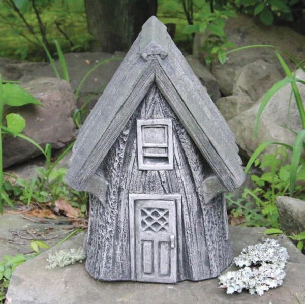 Cottage Whispering Woods Tree Stump Statue Mountain Decorative Art